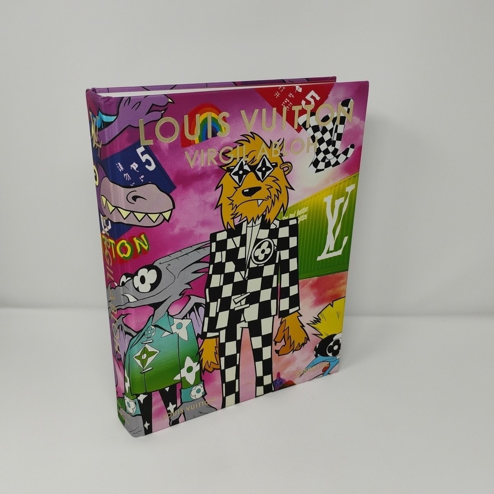 Virgil Abloh Louis Vuitton Cartoon Cover Assouline Hardcover Coffee Table Book
